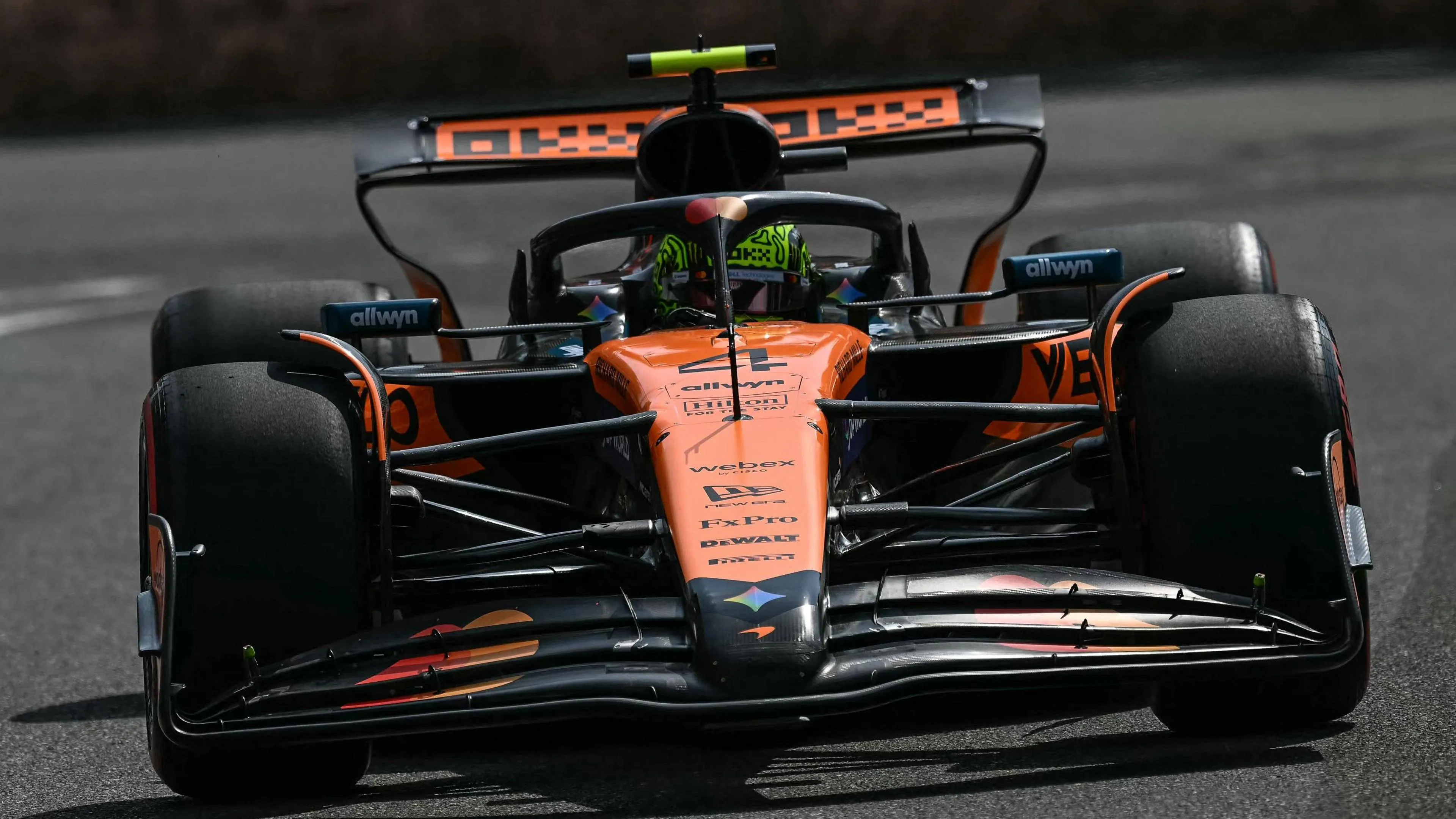 Norris Leads Oscar Piastri in Baku FP1